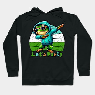 Dabbing Frog - Let's Party Hoodie